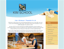 Tablet Screenshot of kimschool.org
